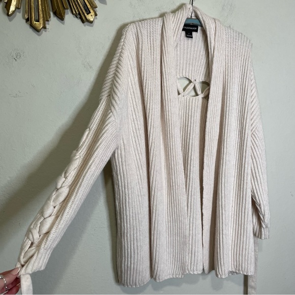 Stylestalker Lace Back Open Cardigan - Picture 6 of 16